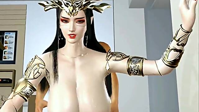 Medusa Queen 3some at gymcenter ( part 02) - CG anime v462